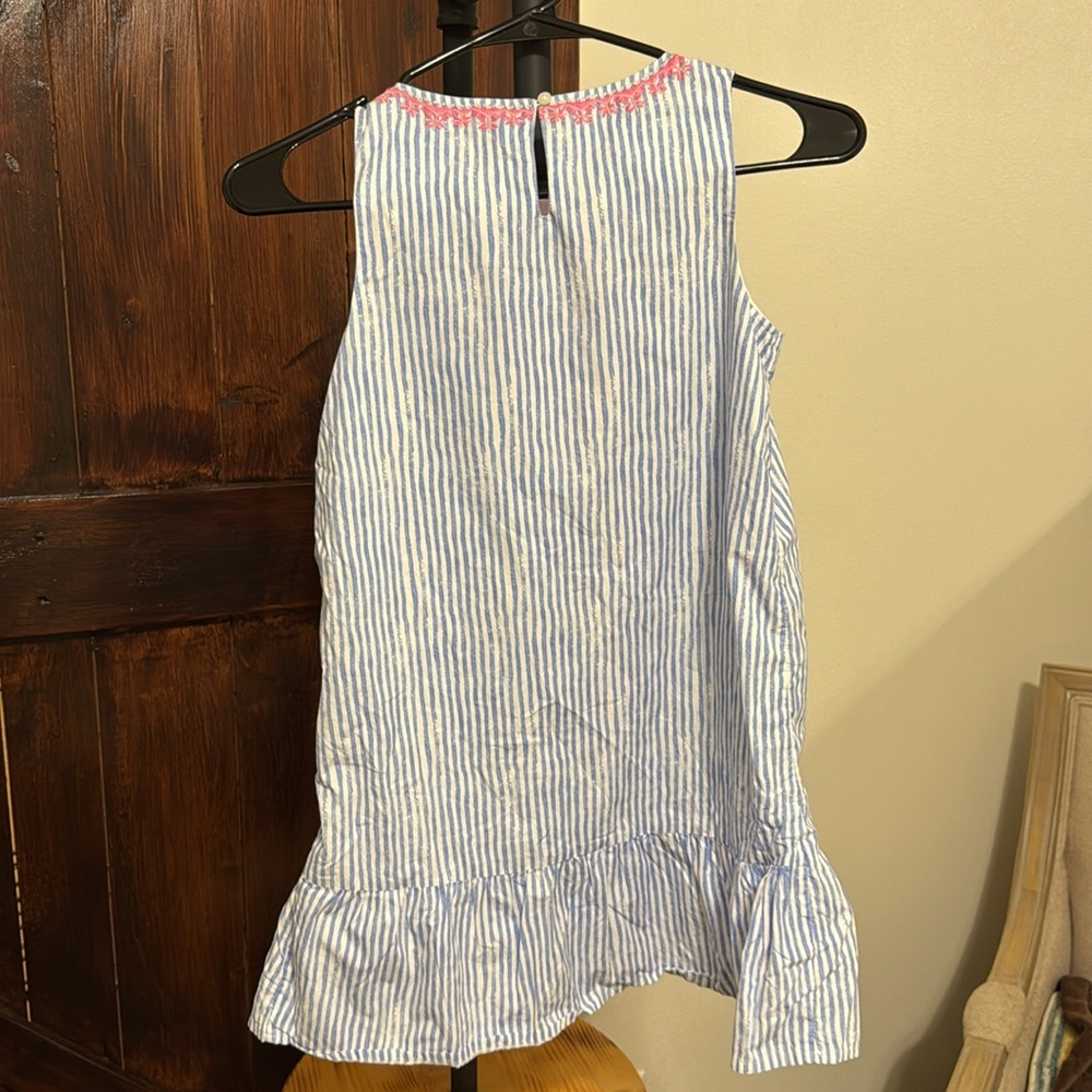 🐳 Vineyard Vines Blue and Pink Striped Kids dress - Picture 4 of 4